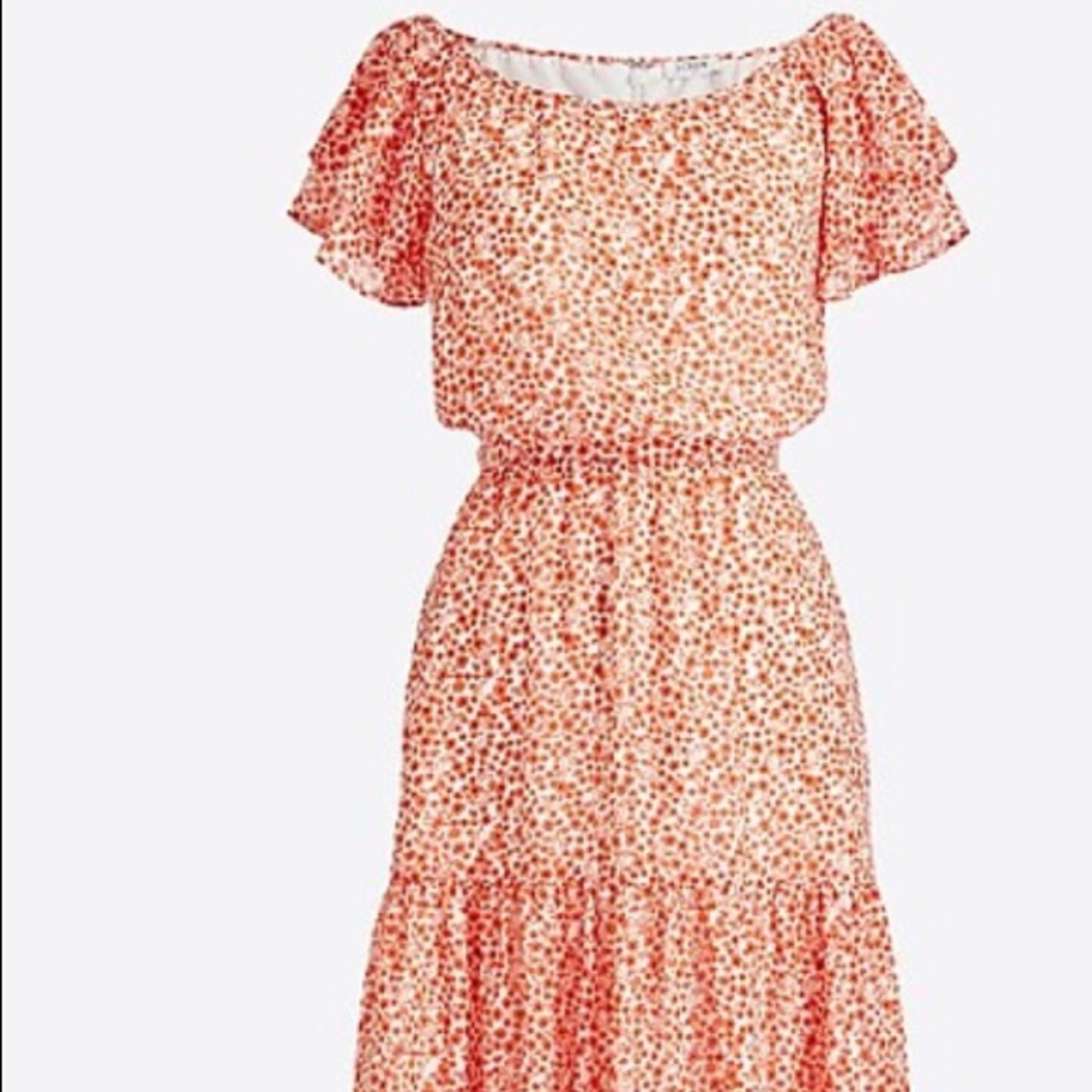 J. Crew Factory tiered floral dress - Picture 1 of 8